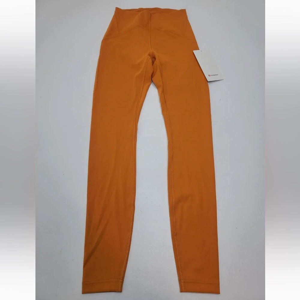 Lululemon InStill HR Tight 28” Autumn Orange Lulu Leggings Yoga Pants Size 4 NEW